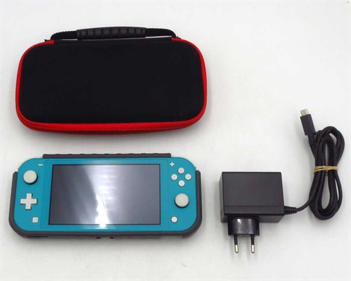 Nintendo Switch Lite - Turquoise -  Konsol - SNR XJE10007550828 (B Grade) (Genbrug)